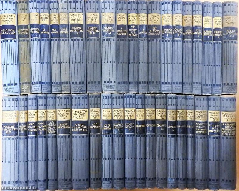 Mikszáth Kálmán munkái 1-51.