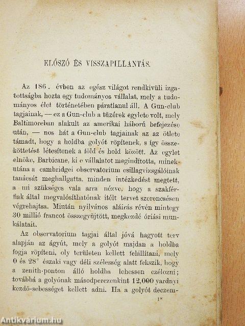 Utazás a Hold körül (rossz állapotú)