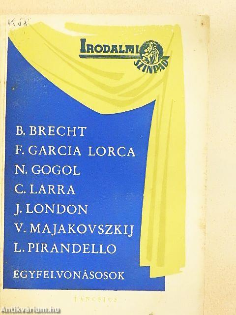 Klasszikus külföldi egyfelvonásosok