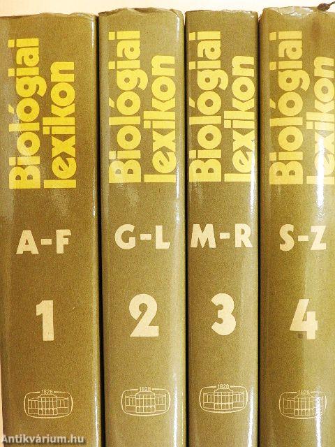Biológiai lexikon 1-4.