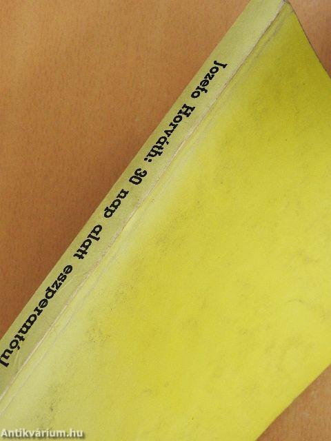 30 nap alatt eszperantóul