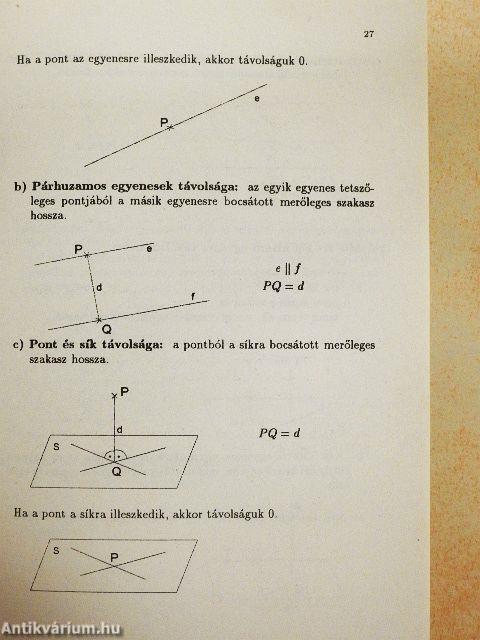 Érettségi tételek, bizonyítások és definíciók matematikából