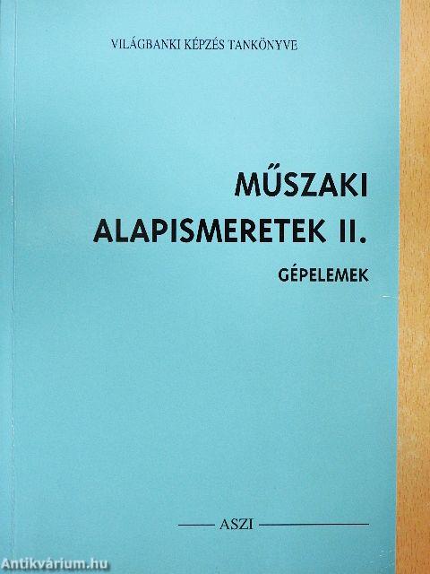 Műszaki alapismeretek II.