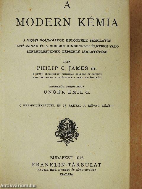 A modern kémia