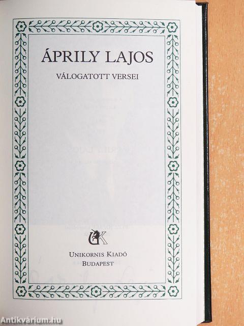 Áprily Lajos válogatott versei