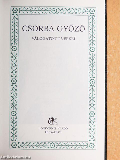 Csorba Győző válogatott versei