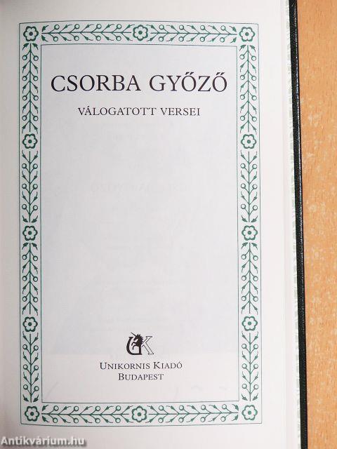 Csorba Győző válogatott versei