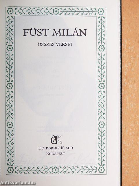 Füst Milán összes versei