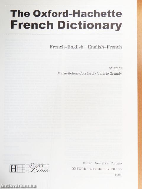 The Oxford-Hachette French Dictionary