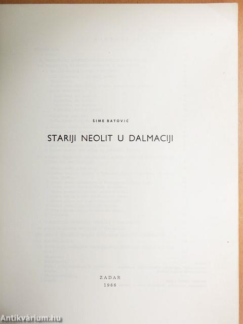 Stariji Neolit u Dalmaciji