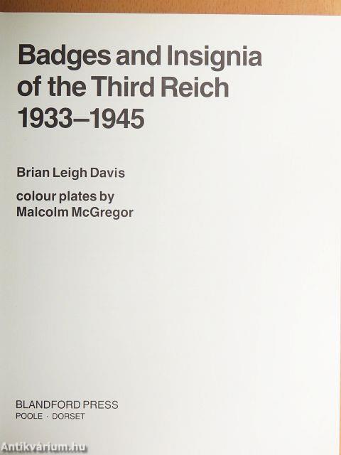 Badges and Insignia of the Third Reich 1933-1945