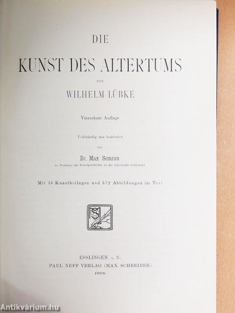 Die Kunst des Altertums