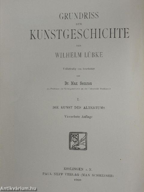 Die Kunst des Altertums