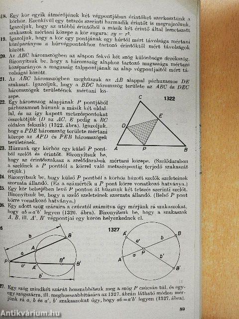 Geometriai feladatok gyűjteménye I-II.