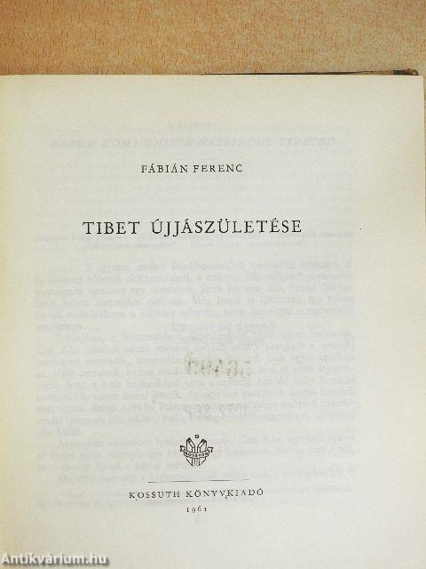 Tibet újjászületése