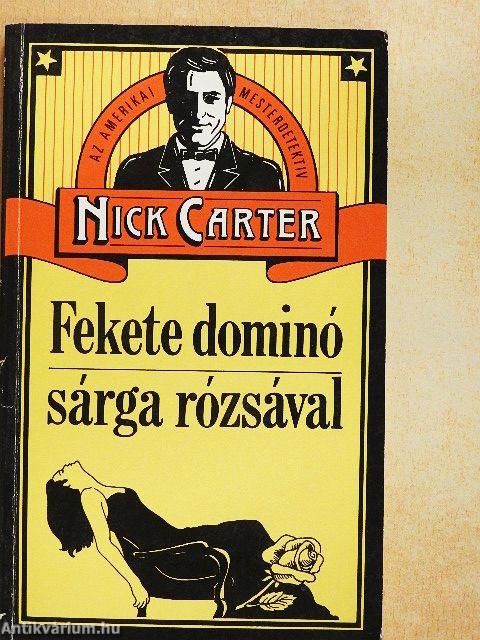 Fekete dominó sárga rózsával