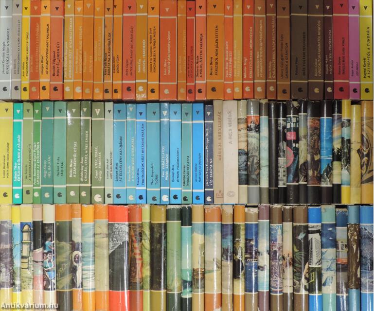 "95 kötet a Világjárók sorozatból (nem teljes sorozat)"