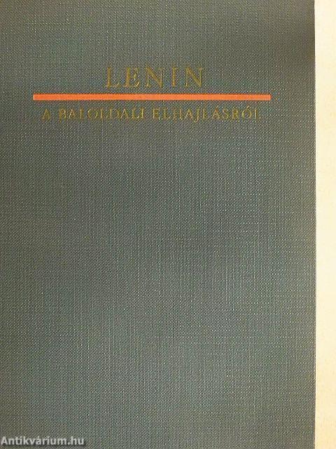 A baloldali elhajlásról