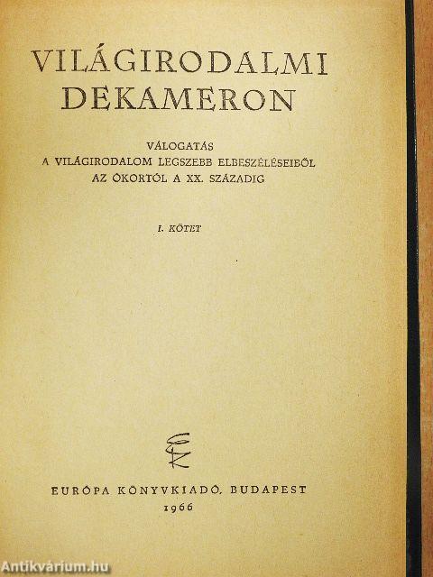 Világirodalmi Dekameron I-III.