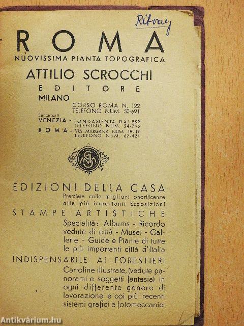 Roma nuovissima pianta topografica