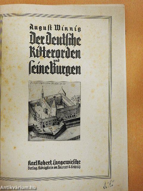 Der Deutsche Ritterorden und seine Burgen (gótbetűs)