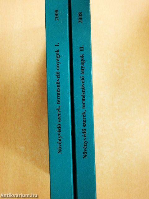 Növényvédő szerek, termésnövelő anyagok 2008. I-II.