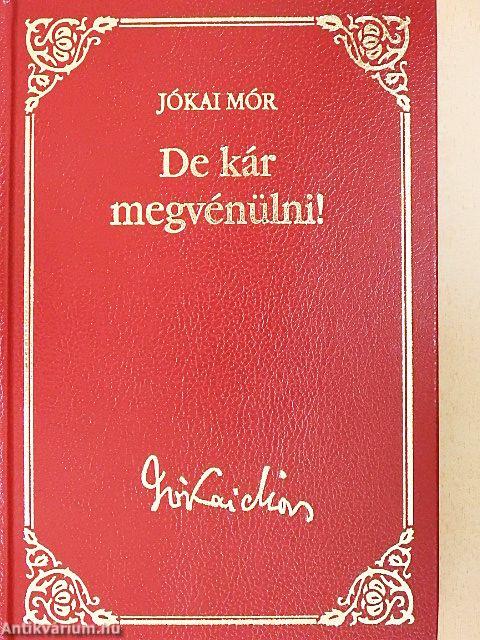 De kár megvénülni!