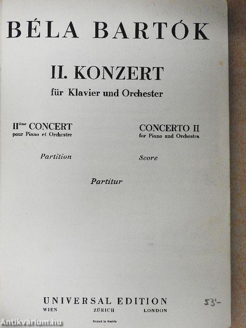 II. Konzert für Klavier und Orchester