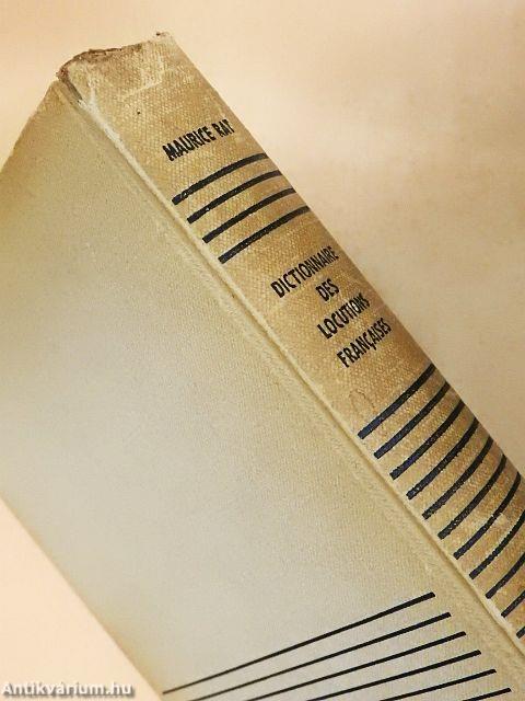 Dictionnaire des locutions francaises