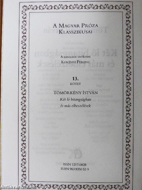 Két ló bitangságban és más elbeszélések