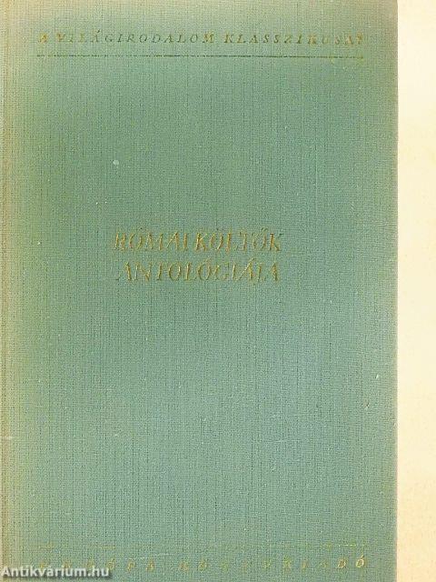 Római költők antológiája
