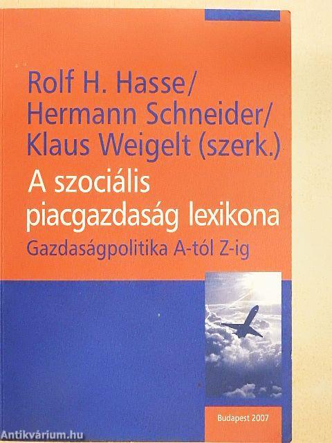 A szociális piacgazdaság lexikona