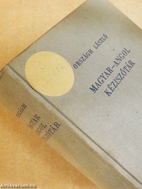 Magyar-angol kéziszótár