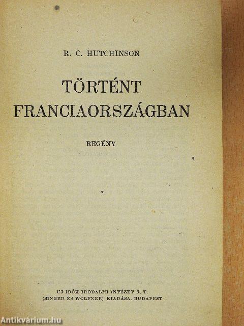 Történt Franciaországban