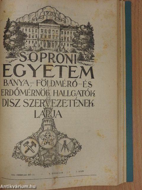 Soproni Egyetem (vegyes számok) (17 db)