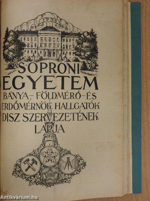 Soproni Egyetem (vegyes számok) (17 db)