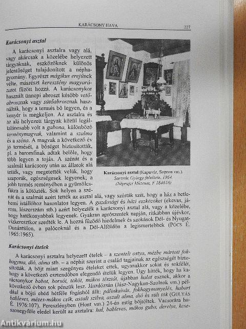 Jeles napok, ünnepi szokások