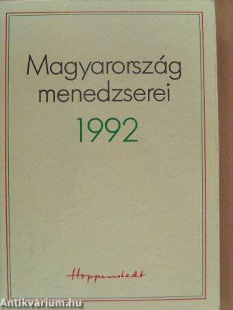 Magyarország menedzserei 1992