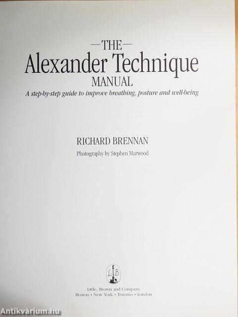 The Alexander Technique Manual