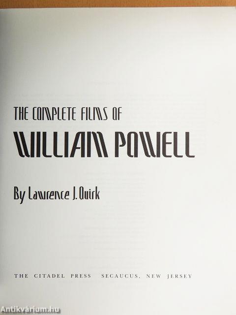 The Complete Films of William Powell