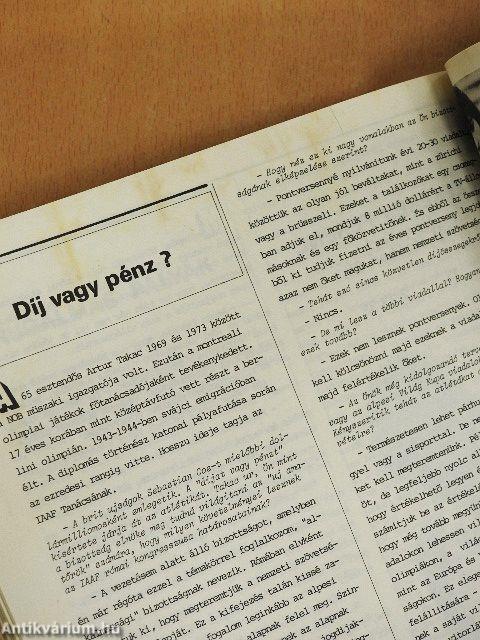 Atlétika 1981. január-december