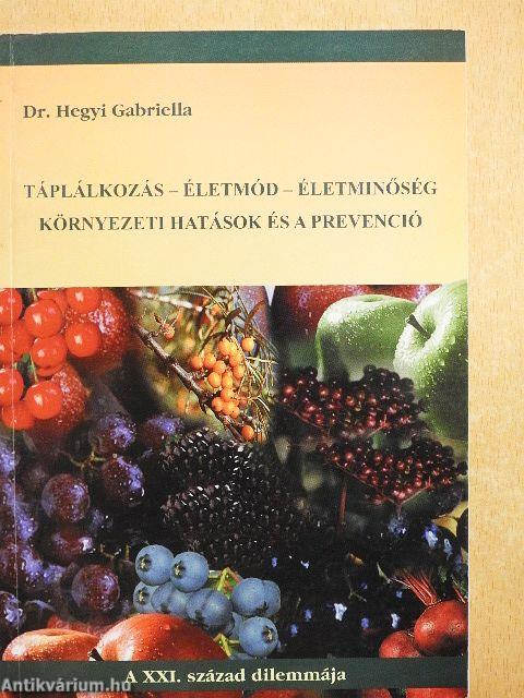 Táplálkozás - életmód - életminőség