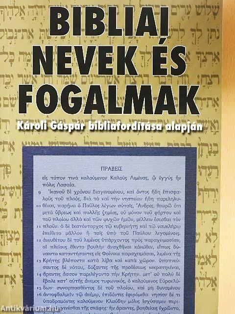 Bibliai nevek és fogalmak