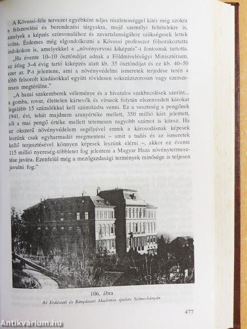 A magyar növényvédelem története a legrégebbi időktől napjainkig