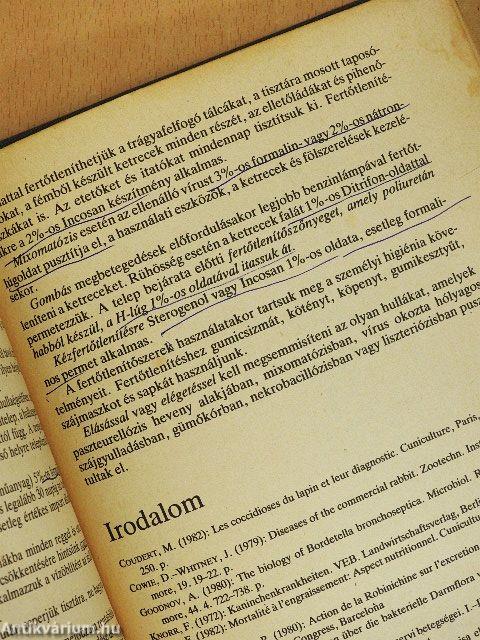 Nyúltenyésztők kézikönyve