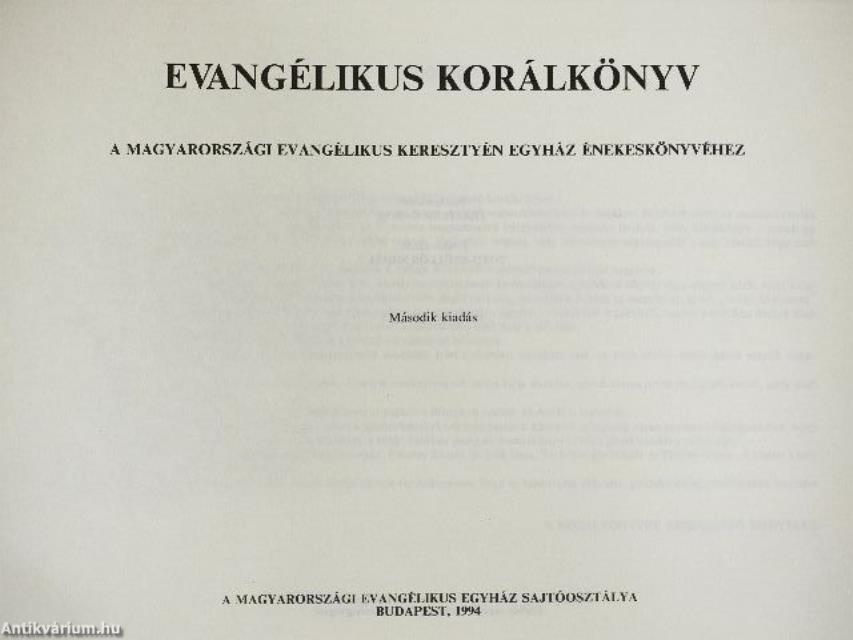 Evangélikus korálkönyv