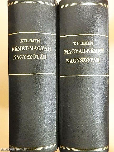 Német-magyar és magyar-német nagyszótár I-II.