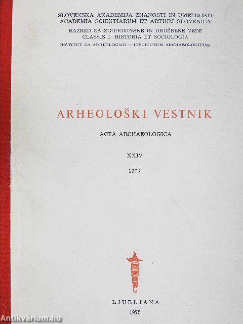Arheoloski Vestnik XXIV