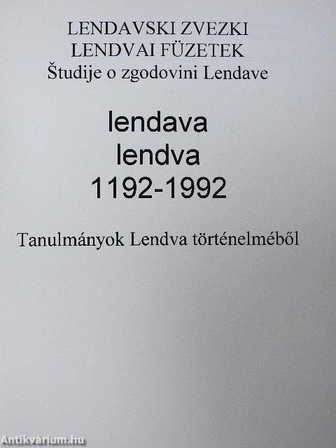 Lendva 1192-1992