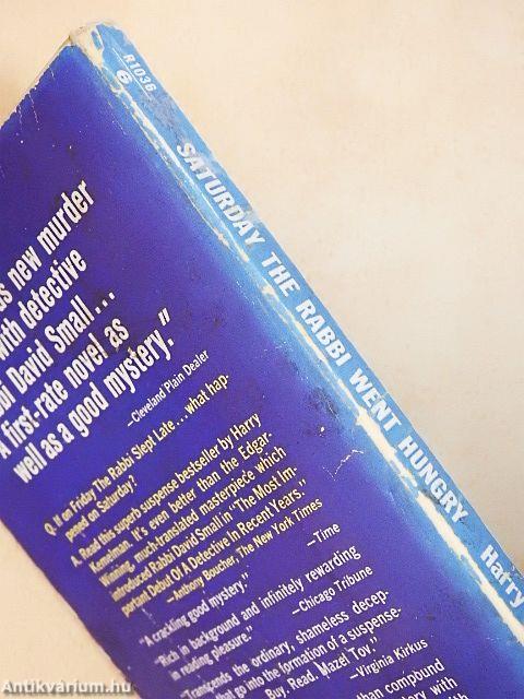 Saturday The Rabbi Went Hungry